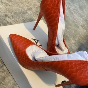 Aldo Shoes, Burnt Orange Womens Pumps